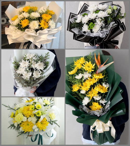 江西赣州崇义县扬眉镇白事花束代送